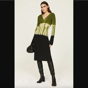 Proenza Schouler White Label Dip Dye Knit Dress, Size XS